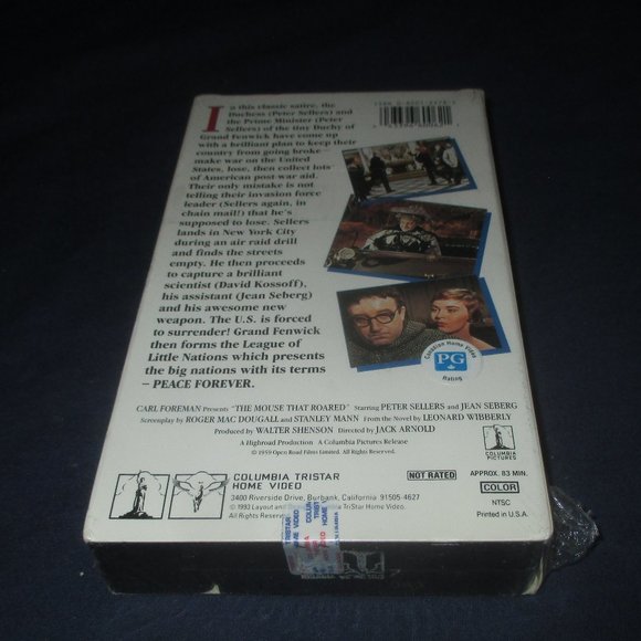 The Mouse That Roared (VHS, 1993, Unopened / New) w/ watermark - Picture 6 of 6